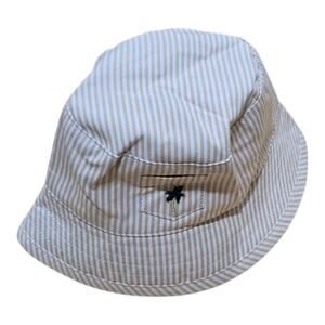 Janie & Jack Snickerdoodle Palm Bucket Hat 0–3 Months NWT
